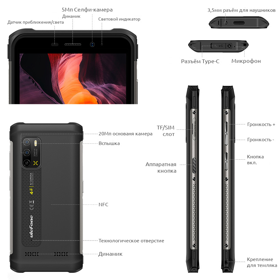 Ulefone Armor X10 Pro купить в Казани, смартфон Ulefone Armor X10 Pro на  официальном сайте, обзор, цена, характеристики